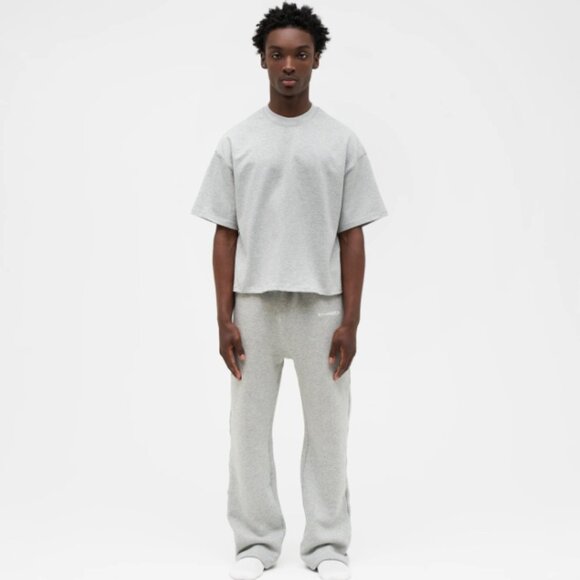 NWT - Second Skin Men's Crop T-Shirt – Grey, Size L - Picture 2 of 12